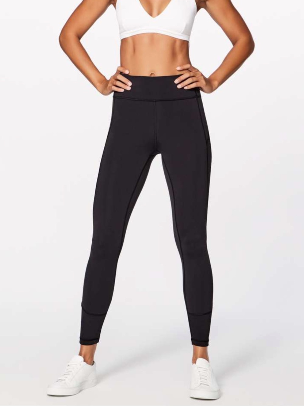 Lululemon In Movement 7/8 Tight 25” Everlux Black Leggings Size 6